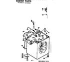 Kenmore 1107315614 cabinet parts diagram