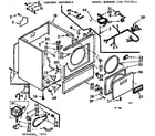 Kenmore 1107317611 cabinet assembly diagram