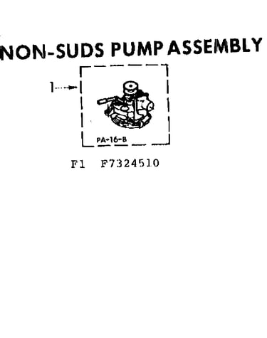 Non suds pump asm.
