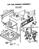 Top and console assembly