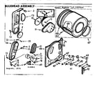 Kenmore 1107357642 bulkhead assembly diagram