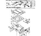 Kenmore 11074411600 top and control assembly diagram