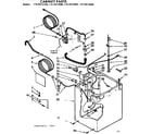 Kenmore 11074412100 cabinet parts diagram