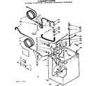 Kenmore 11074412410 cabinet parts diagram