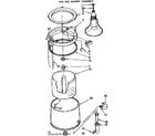 Kenmore 11074412210 tub and basket assembly diagram