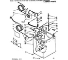 Kenmore 11074412120 cabinet parts diagram