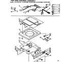 Kenmore 11074412820 top and control assembly diagram