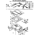 Kenmore 11074413600 top and control assembly diagram