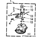 Kenmore 11074414410 water pump diagram