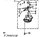 Kenmore 11074414820 water pump parts diagram