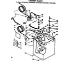 Kenmore 11074414420 cabinet parts diagram