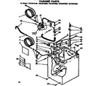 Kenmore 11074414830 cabinet parts diagram