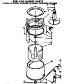 Tub and basket parts