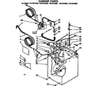 Kenmore 11074414440 cabinet parts diagram