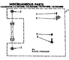 Kenmore 11074414440 miscellaneous parts diagram