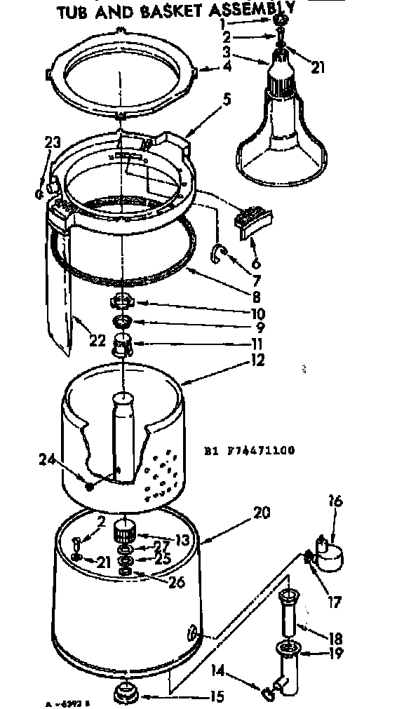 TUB & BASKET ASSEMBLY