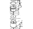 Kenmore 11074471100 tub & basket assembly diagram