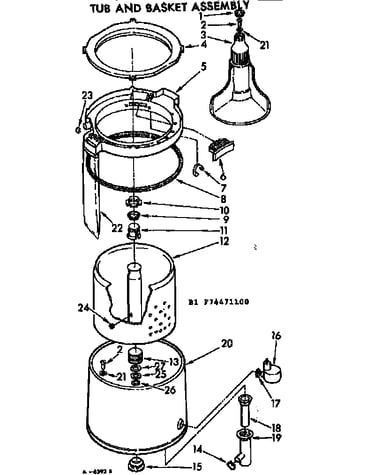 Tub & basket assembly