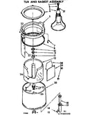 Tub and basket assembly