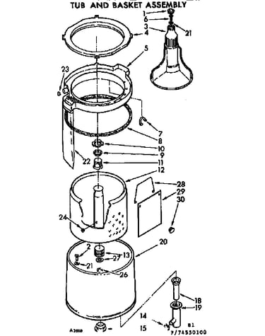 Tub and basket assembly