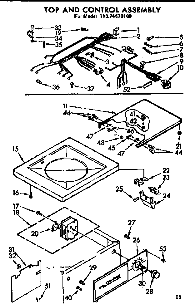 Top and console