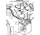 Kenmore 11074590400 cabinet parts diagram