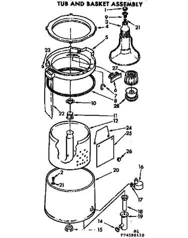 Tub & basket assembly