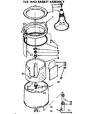Tub and basket assembly