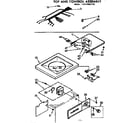 Kenmore 11074650100 top and control assembly diagram