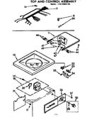 Top and control assembly