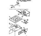 Kenmore 11074650110 top and control assembly diagram