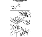 Kenmore 11074650120 top and control assembly diagram