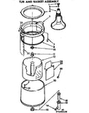 Tub and basket assembly