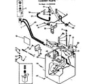 Kenmore 11074670100 cabinet parts diagram