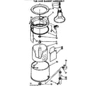 Kenmore 11074670120 tub & basket assembly diagram