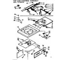 Kenmore 11074670120 top & console assembly diagram