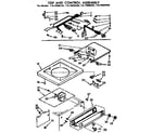 Kenmore 11074690100 top and control assembly diagram