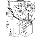 Kenmore 11074690230 cabinet parts diagram