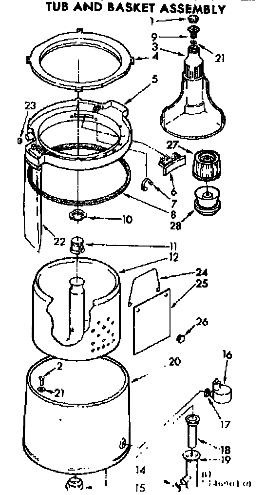 TUB & BASKET ASSEMBLY