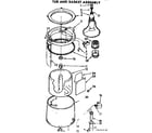 Kenmore 11074690130 tub & basket assembly diagram