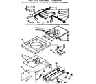 Kenmore 11074690130 top & control assembly diagram