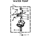 Kenmore 11074690630 water pump automatic washers 3 port plastic diagram