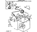 Kenmore 11074762600 cabinet parts diagram