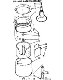 Tub and basket assembly