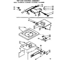 Kenmore 11074762400 top and control assembly diagram