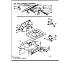 Kenmore 11074770600 top and control assembly diagram