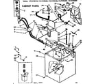 Kenmore 11074790400 cabinet parts diagram