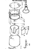 Tub and basket parts