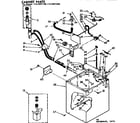 Kenmore 11074871100 cabinet parts diagram