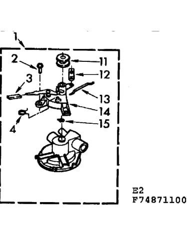 Water pump automatic washers 3 port plastic
